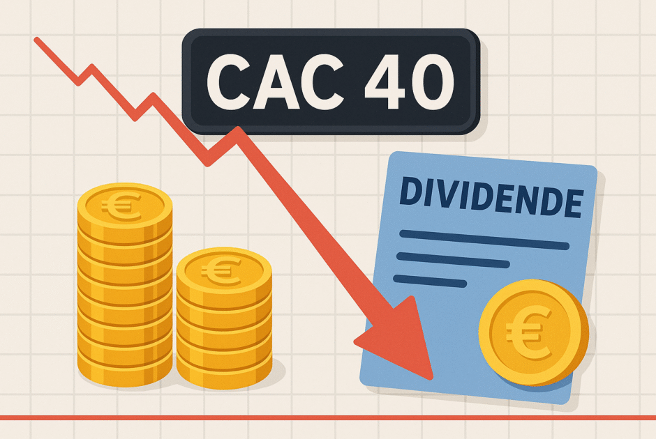CAC40 en Apparence en Forte Baisse le 8 Mai : L’effet des Détachements Massifs de Dividendes Décrypté (ETF, Actions, PEA/CTO)