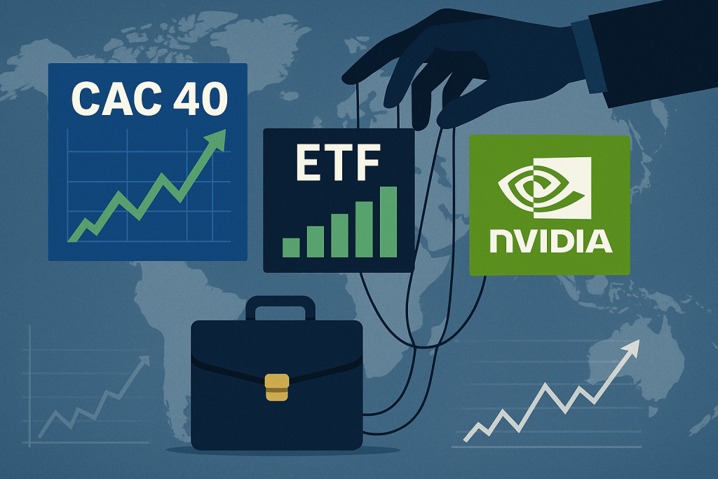 CAC40, ETF et la "Nvidia-dépendance": comment la tech US influence vos portefeuilles (PEA/CTO) en 2025