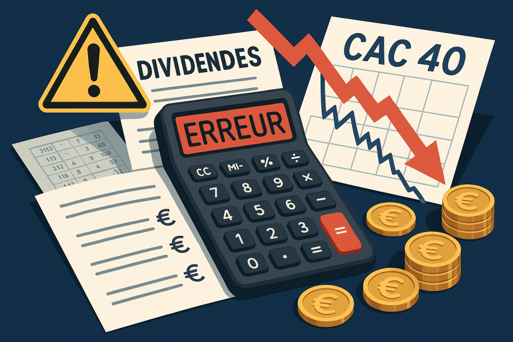 Erreur de Comptabilisation des Dividendes sur le CAC40 : Le Bug Occulte qui Piège les Investisseurs (et Comment l'éviter)
