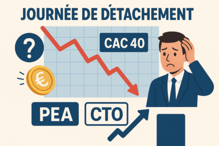 Journée de Détachement : Pourquoi le CAC40 Baisse-t-il (Vraiment) et Comment Réagir sur PEA/CTO ?