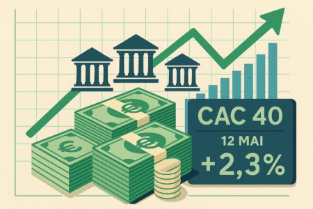 Rebond du CAC40 le 12 mai : Pourquoi les banques françaises tirent l'indice (et comment en profiter sur PEA/CTO en mai 2025 ?)