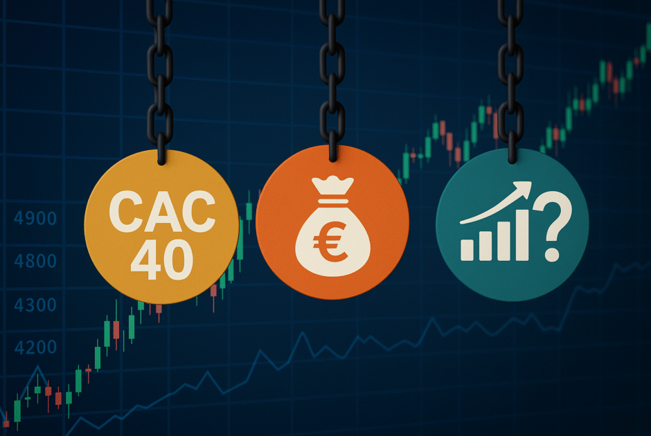"Triple Peine" Boursière : Comment Réagir Quand le CAC40 Attentiste Cumul Dividendes Détachés et Attente de l'Inflation US ?