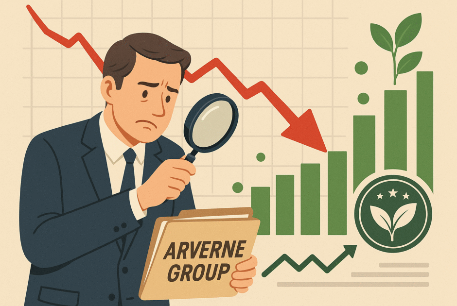 Arverne Group Déçoit : Comment Détecter à Temps les Signaux de Repli sur les Valeurs Vertes Françaises hors CAC40 ? (Guide Spécial PEA/CTO Été 2025)
