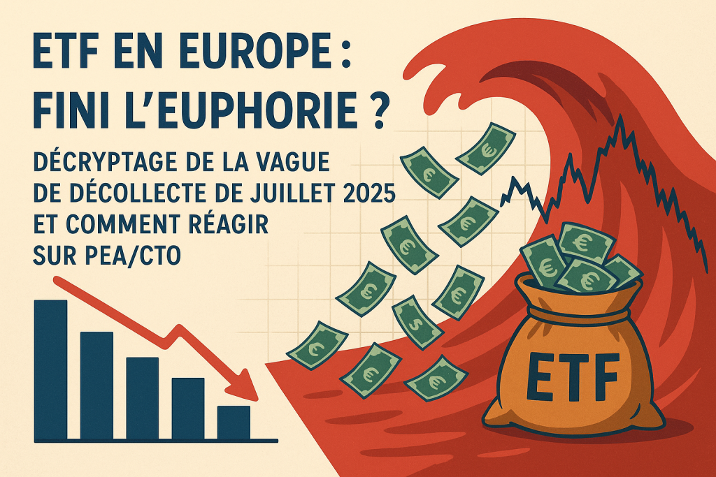 ETF en Europe : Fini l'Euphorie ? Décryptage de la Vague de Décollecte de Juillet 2025 et Comment Réagir sur PEA/CTO