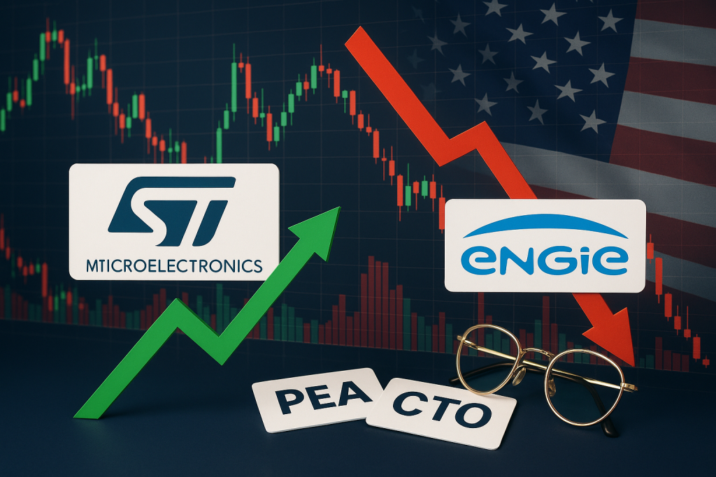 STMicroelectronics et Engie : Les Extrêmes du CAC40 à la Veille des Chiffres US – Quelles Leçons pour Investisseurs PEA/CTO ?