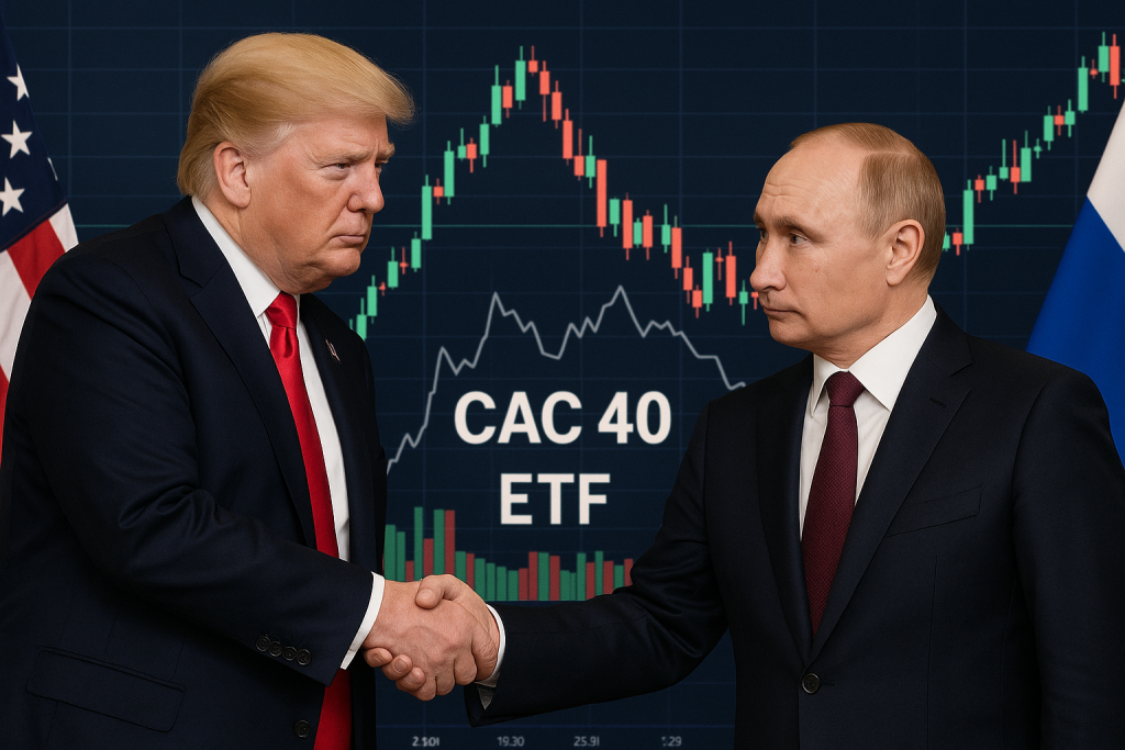Rencontre Trump-Poutine : Comment Réagir aux Gaps d'Ouverture sur le CAC40 et Vos ETF Sectoriels ? (Guide Spécial 15 Août 2025)