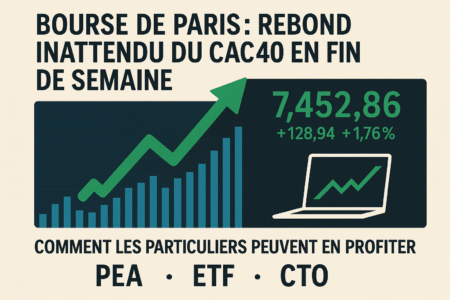 Bourse de Paris : Rebond Inattendu du CAC40 en Fin de Semaine – Comment les Particuliers Peuvent en Profiter (Stratégies PEA, ETF, CTO – Septembre 2025)