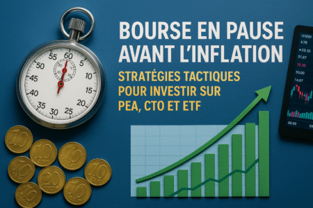 Bourse en Pause avant l'Inflation : Stratégies Tactiques pour Investir sur PEA, CTO et ETF en Journée d'Attente