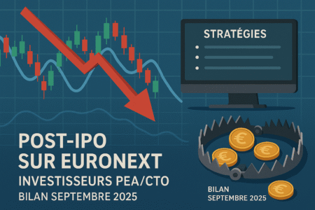 Volatilité post-IPO sur Euronext : Stratégies et pièges pour investisseurs PEA/CTO (Bilan Septembre 2025)