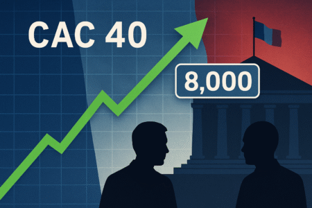 CAC 40 Rebondit au-dessus de 8 000 Points : Vrai Signal ou Illusion dans un Climat Politique Sous Tension ?