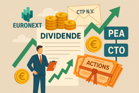 Dividende Optionnel sur Euronext (CTP N.V., octobre 2025) : Faut-il Prendre le Cash ou les Actions sur PEA et CTO ?
