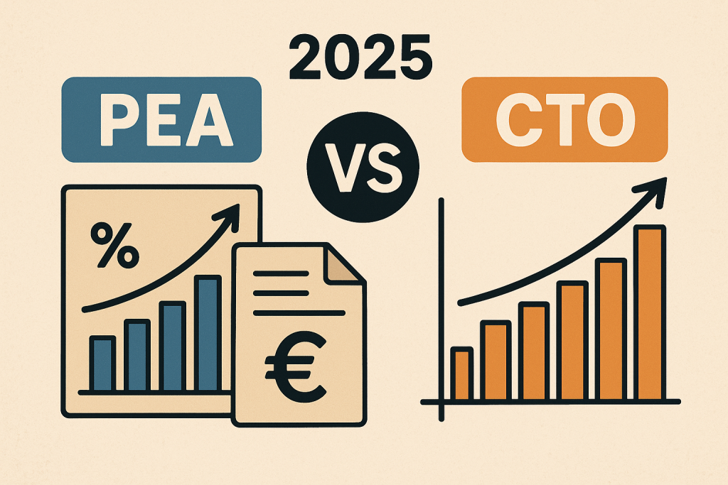 PEA vs CTO en 2025 : Faut-il Délaisser l'Avantage Fiscal pour la Surperformance? (Match Actualisé avec Chiffres à l'Appui)