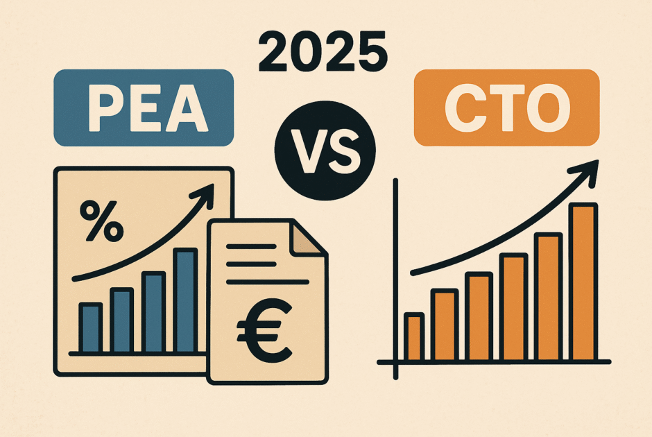 PEA vs CTO en 2025 : Faut-il Délaisser l'Avantage Fiscal pour la Surperformance? (Match Actualisé avec Chiffres à l'Appui)